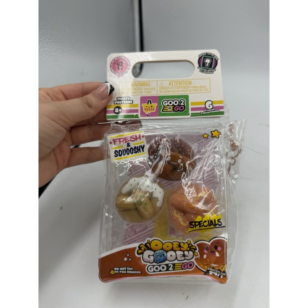Goo 2 Go Dooes Goodies Fresh & Squooshy 3pc Squishy Collectible Set New